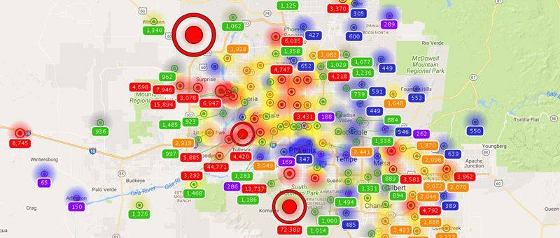 RightCare’s Interactive AED Heat Map